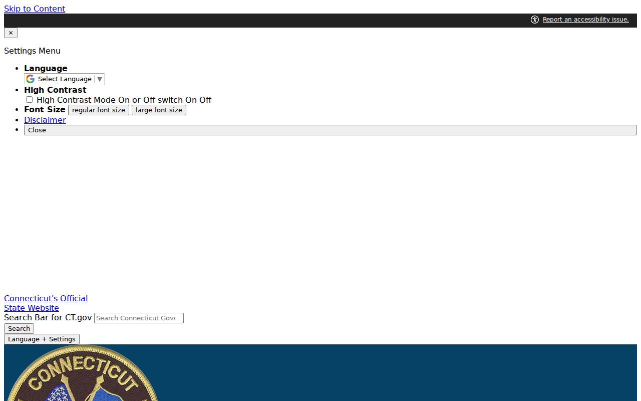 Farmington residents directory view of Connecticut DOC inmate search